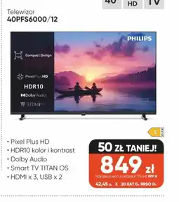 Max Elektro Philips Telewizor 40PFS6000/12 oferta