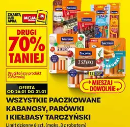 Biedronka Tarczyński Kabanosy, Parówki i Kiełbasy oferta