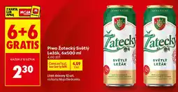 Biedronka Piwo Žatecký Světlý Ležák oferta