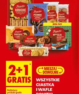 Biedronka Bonitki ciastka i wafle oferta