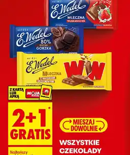 Biedronka E. Wedel czekolady oferta