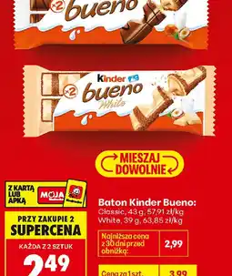 Biedronka Kinder Bueno baton oferta
