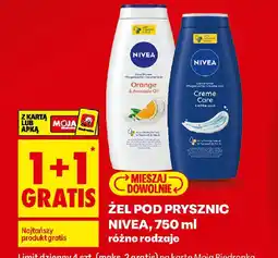 Biedronka Nivea żel pod prysznic oferta