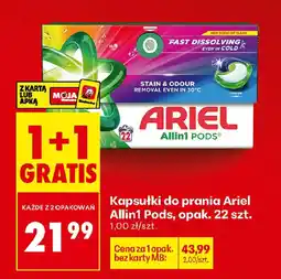 Biedronka Ariel Kapsułki do prania Allin1 Pods oferta