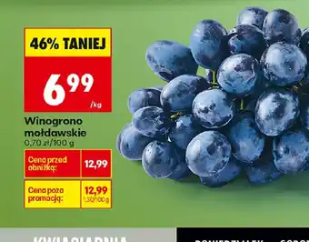 Biedronka Winogrono mołdawskie oferta