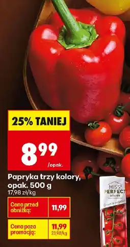Biedronka Papryka trzy kolory oferta