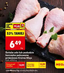 Biedronka Kraina Mięs Swieże udo lub podudzie kurczaka oferta