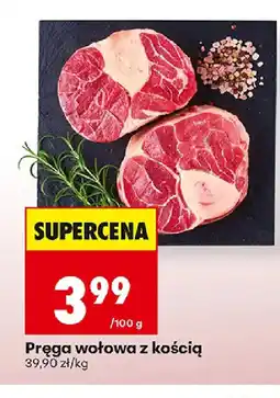 Biedronka Pręga wołowa z kością oferta