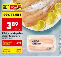 Biedronka Filet z mintaja Marinero oferta