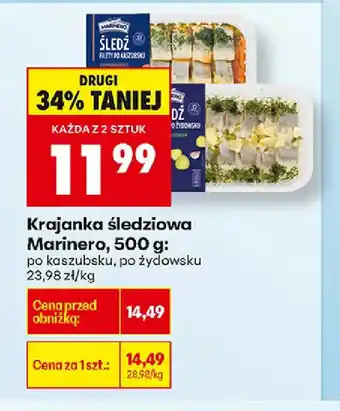 Biedronka Krajanka śledziowa Marinero oferta
