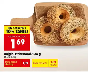 Biedronka Bajgiel z ziarnami oferta