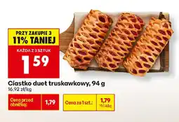Biedronka Ciastko duet truskawkowy oferta