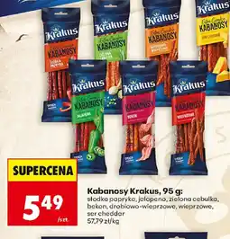 Biedronka Krakus Kabanosy oferta