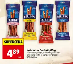 Biedronka Kabanosy Berlinki oferta