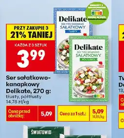 Biedronka Delikate Ser sałatkowo-kanapkowy oferta