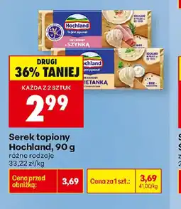 Biedronka Hochland serek topiony oferta