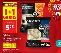 Biedronka Pielmieni wieprzowo-wołowe lub pierożki azjatyckie Mooroz, 450 g oferta