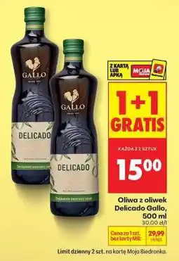 Biedronka Oliwa z oliwek Delicado Gallo 500 ml oferta