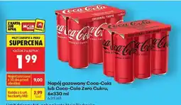 Biedronka Napój gazowany Coca-Cola lub Coca-Cola Zero Cukru, 6x330 ml oferta