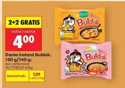 Biedronka Danie instant Buldak, 130 g/140 g oferta