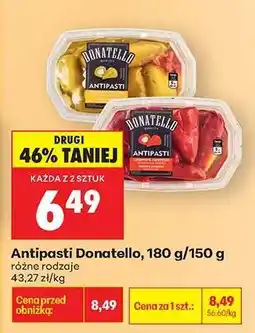 Biedronka Antipasti Donatello 180 g 150 g oferta