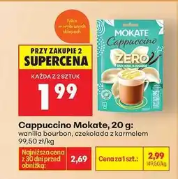 Biedronka Cappuccino Mokate, 20 g oferta