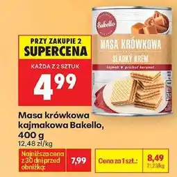 Biedronka Masa krówkowa kajmakowa Bakello, 400 g oferta