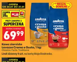 Biedronka Lavazza Kawa ziarnista Crema e Gusto oferta