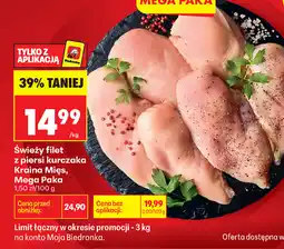 Biedronka Kraina Mięs Filet z piersi kurczaka oferta
