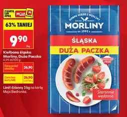Biedronka Morliny Kiełbasa śląska oferta
