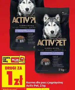 Biedronka Activ'Pet Karma dla psa z jagnięciną oferta