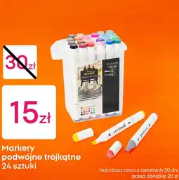 Pepco Markery podwójne trójkątne 24 sztuki oferta