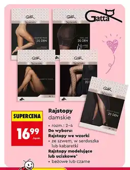 Biedronka Rajstopy damskie Gatta oferta