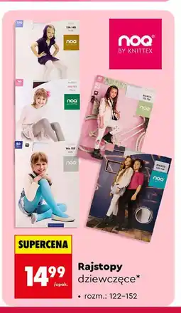Biedronka Rajstopy dziewczęce Noa by Knittex oferta