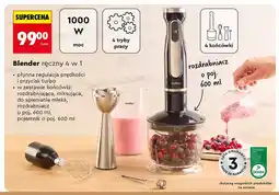 Biedronka Blender ręczny 4 w 1 Hoffen oferta