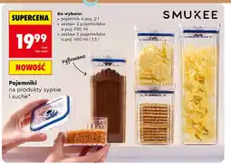 Biedronka Pojemniki na produkty sypkie i suche (SMUKEE) oferta