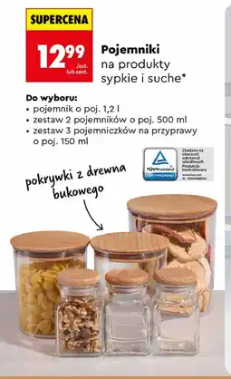 Biedronka Pojemniki na produkty sypkie i suche oferta