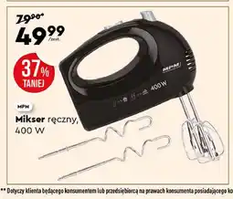 Biedronka Mikser ręczny, 400W MPM oferta