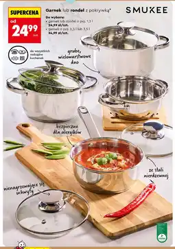 Biedronka Garnek lub rondel z pokrywką (SMUKEE) oferta