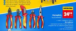 Biedronka Narzędzia izolowane (szczypce, noż, kombinerki) oferta
