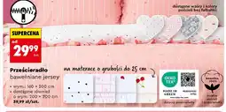 Biedronka Prześcieradło bawełniane jersey 200 x cm Smukee oferta