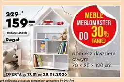 Biedronka Regał domek z daszkiem o wym. 70 x 20 x 120 cm oferta