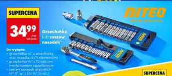 Biedronka Grzechotka lub zestaw nasadek NITEO oferta