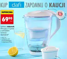 Biedronka Szklany dzbanek filtrujący Crystal z wkładem Unimax Standard oferta