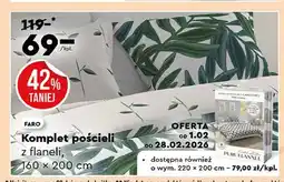 Biedronka Komplet pościeli z flaneli, 160 x 200 cm oferta