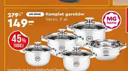 Biedronka Komplet garnków Verso, 9 el oferta