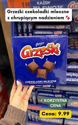 Kaufland Czekoladki mleczne z chrupiącym nadzieniem oferta
