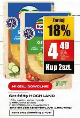 Supeco Ser żółty HOCHLAND oferta