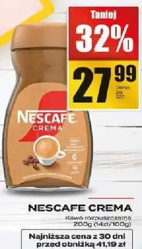 Kawa rozpuszczalna NESCAFE CREMA