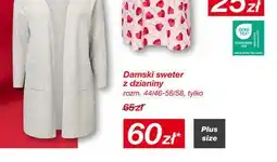 KiK Damski sweter z dzianiny rozm. 44/46-56/58 oferta
